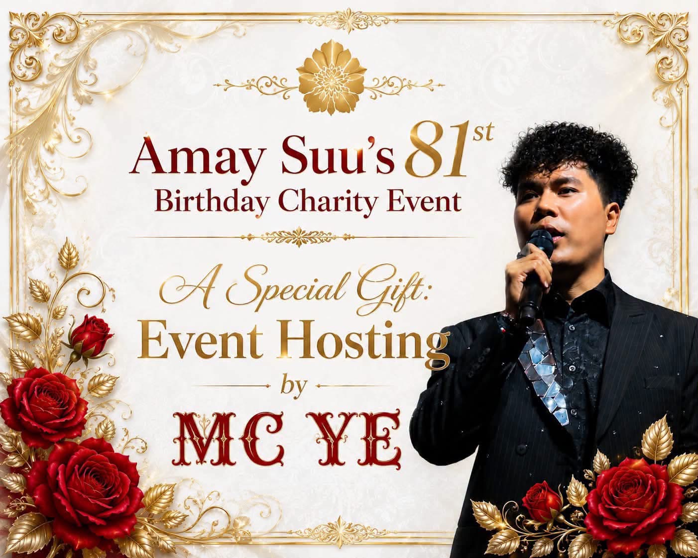 Host for wedding birthdays events